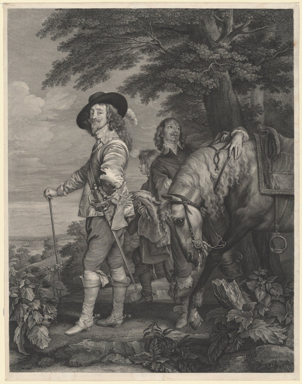 Charles I of England and the Duke of Hamilton by Sir Robert Strange