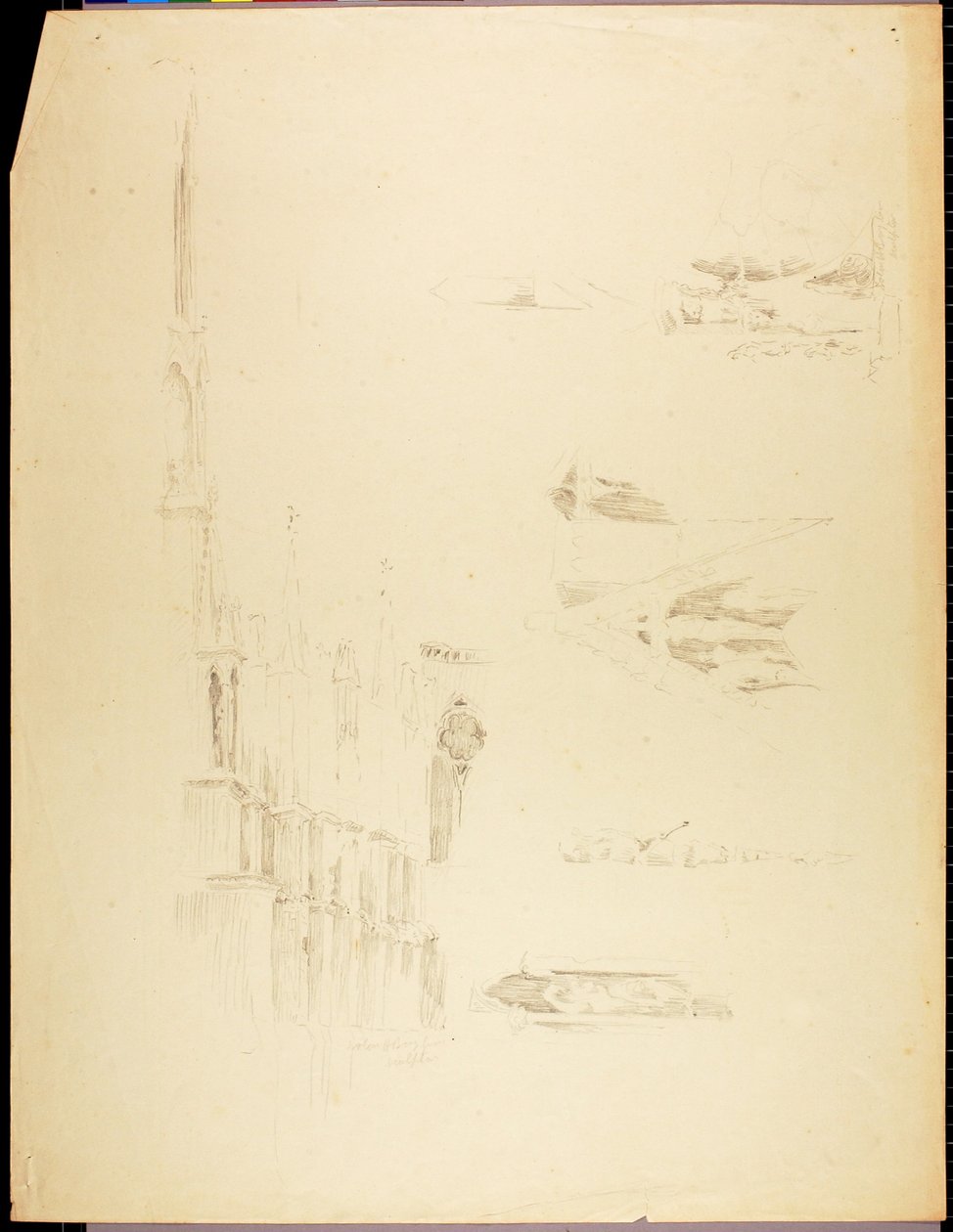 Cathedral Studies by Solon H. Borglum