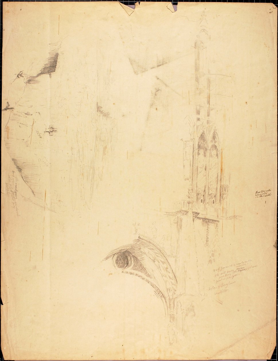 Cathedral Study by Solon H. Borglum
