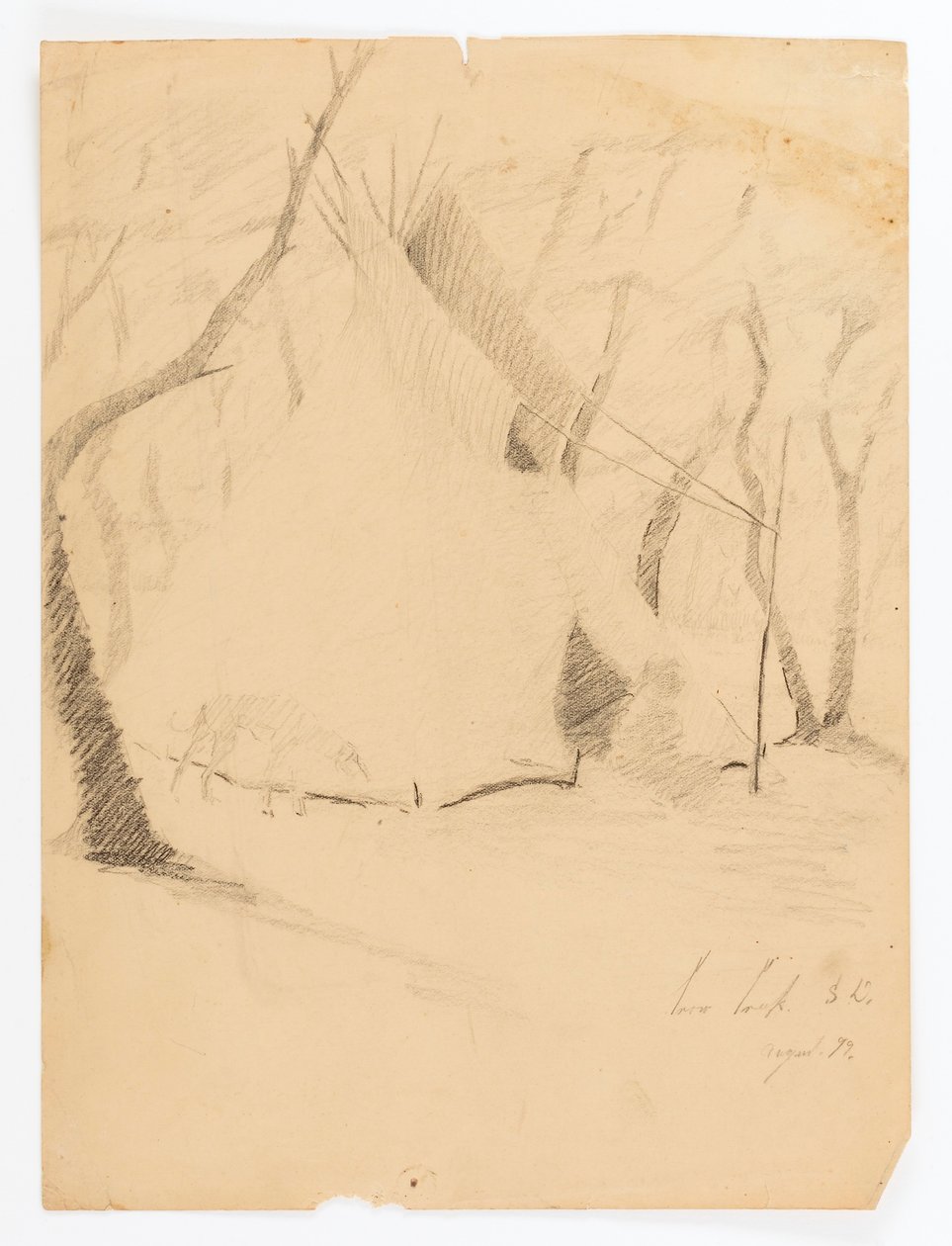 Crow Creek, S.D. by Solon H. Borglum