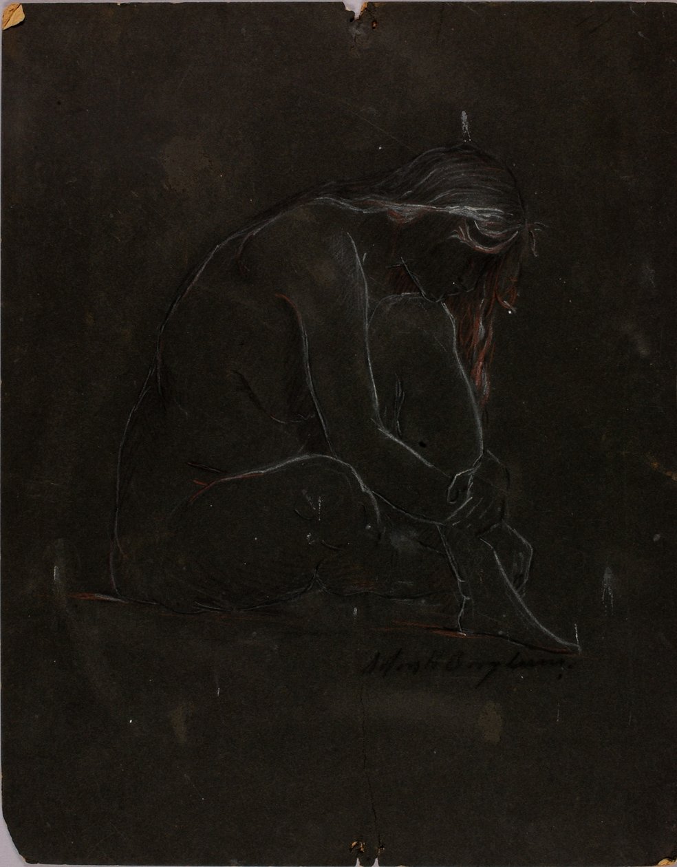 Seated Nude by Solon H. Borglum