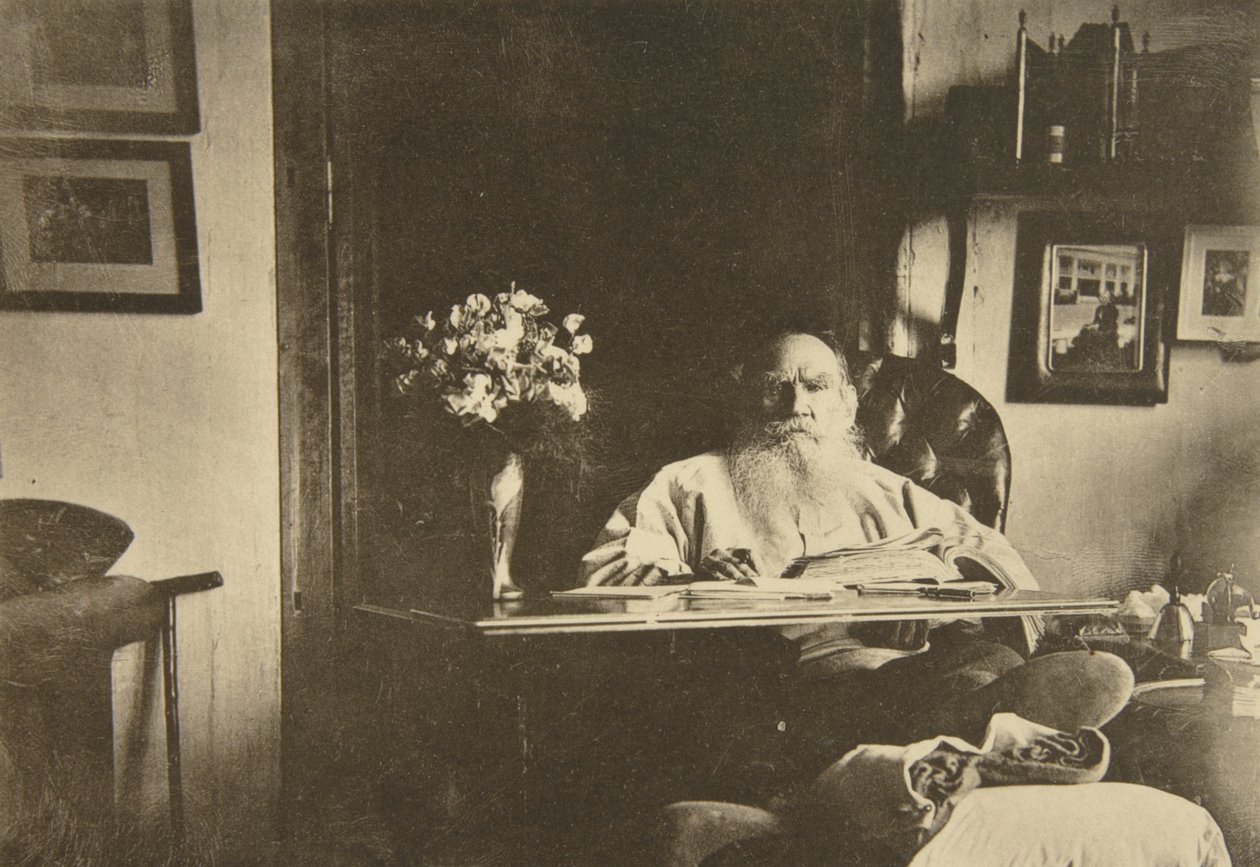 Russian Author Leo Tolstoy with a Bad Leg, Russia by Sophia Andreevna Tolstaya