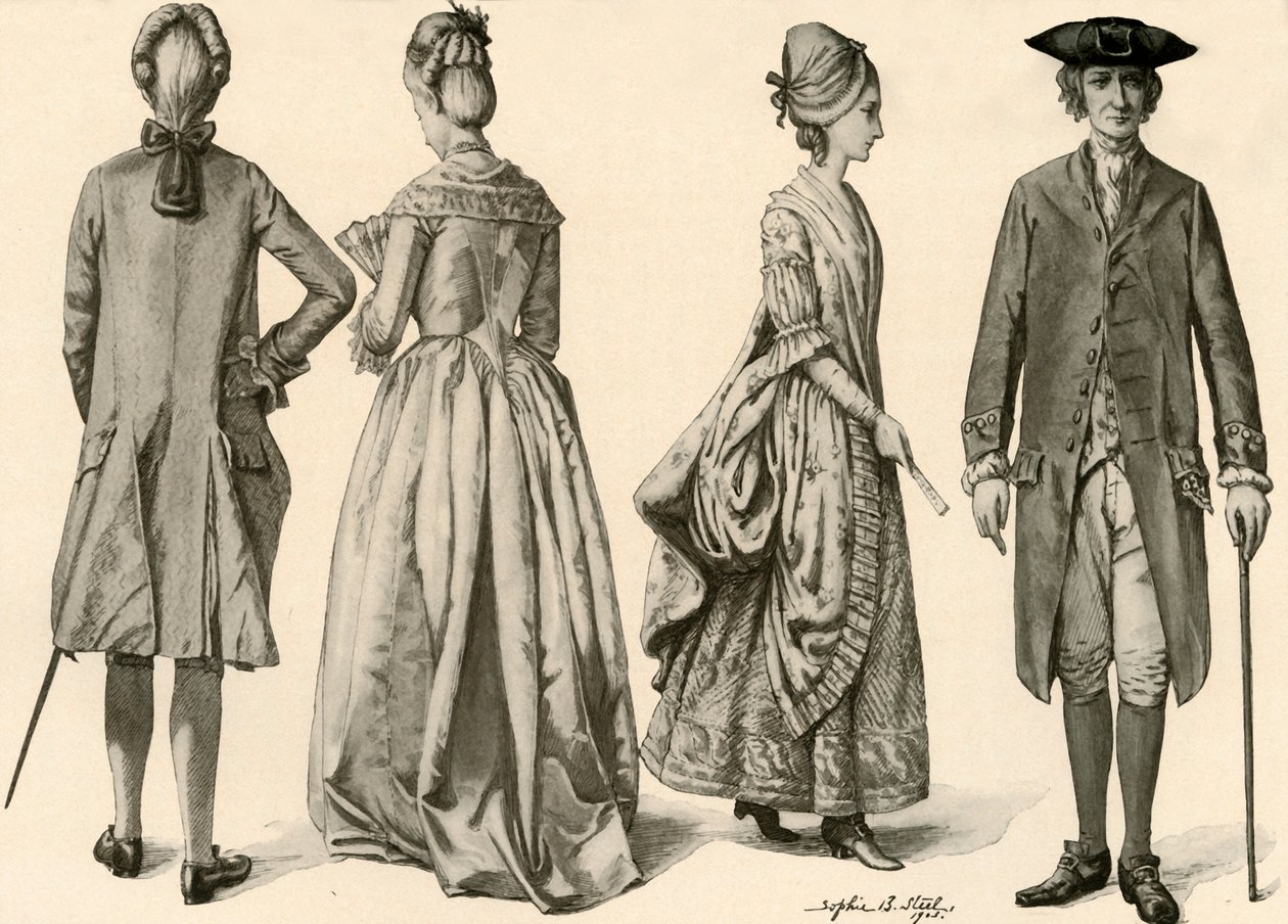 Clothing during the Reign of George III, 1760-1776 by Sophie B. Steel