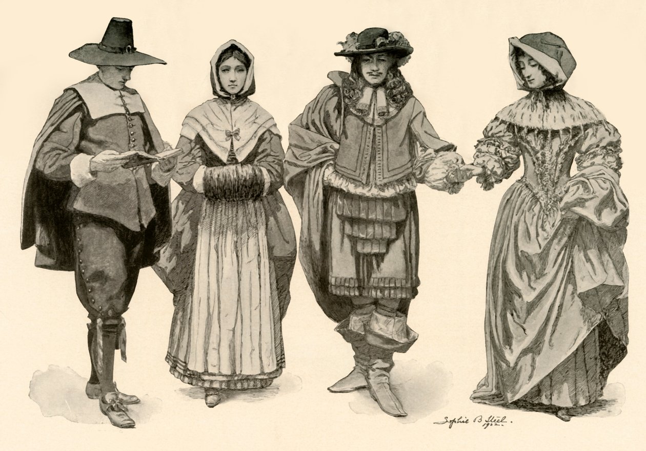 Clothing During the Time of 1620-1670 by Sophie B. Steel