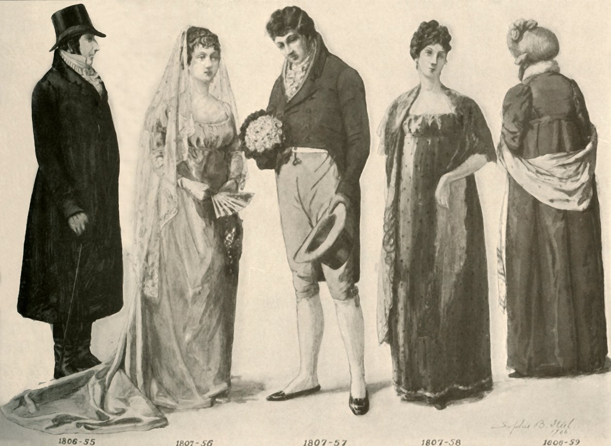 Clothing from 1800-1808 by Sophie B. Steel
