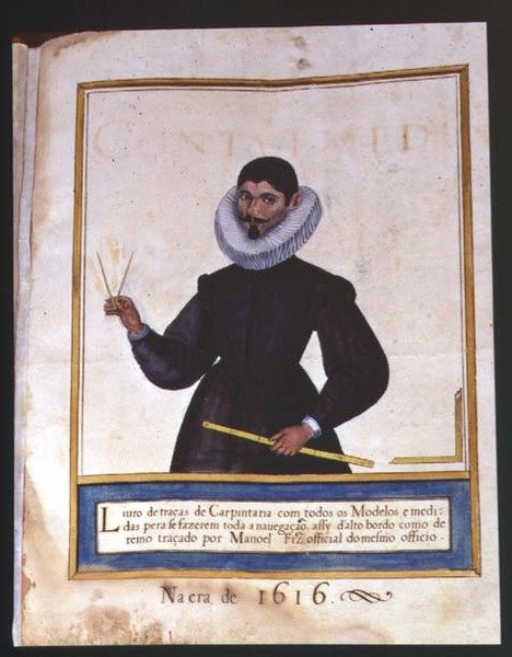 Front page of the Livro de Traca de Carpintero (Book of Carpentry Designs), 1616 by Spanish School