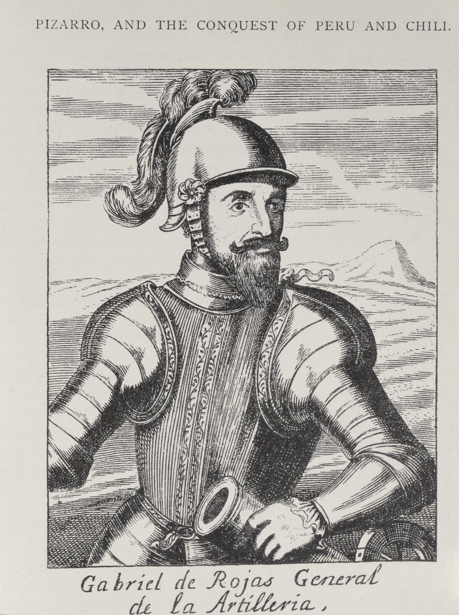 Portrait of Gabriel de Rojas, General of the Artillery, from The Narrative and Critical History of America, edited by Justin Winsor, London, 1886 by Spanish School