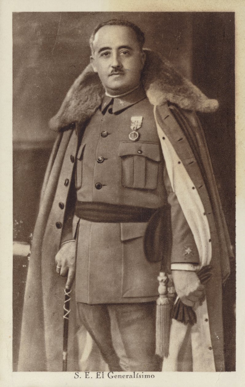 Francisco Franco, Spanish General and Dictator by Spanish Photographer