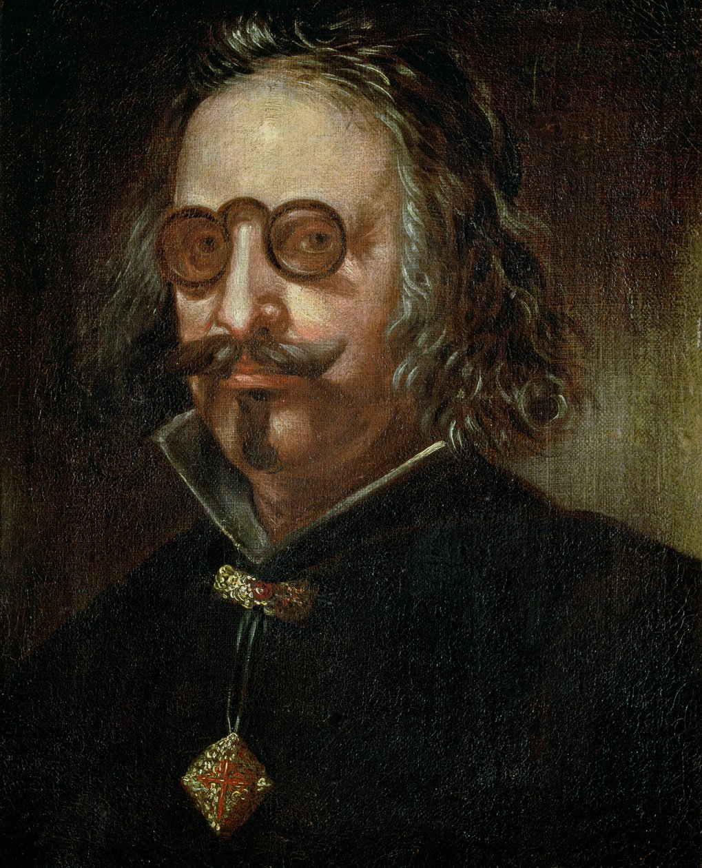 Portrait of Francisco de Quevedo y Villegas by Spanish School