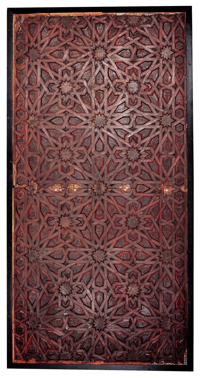 A Mudejar Geometric Ceiling, Southern Spain, Probably Seville by Spanish School