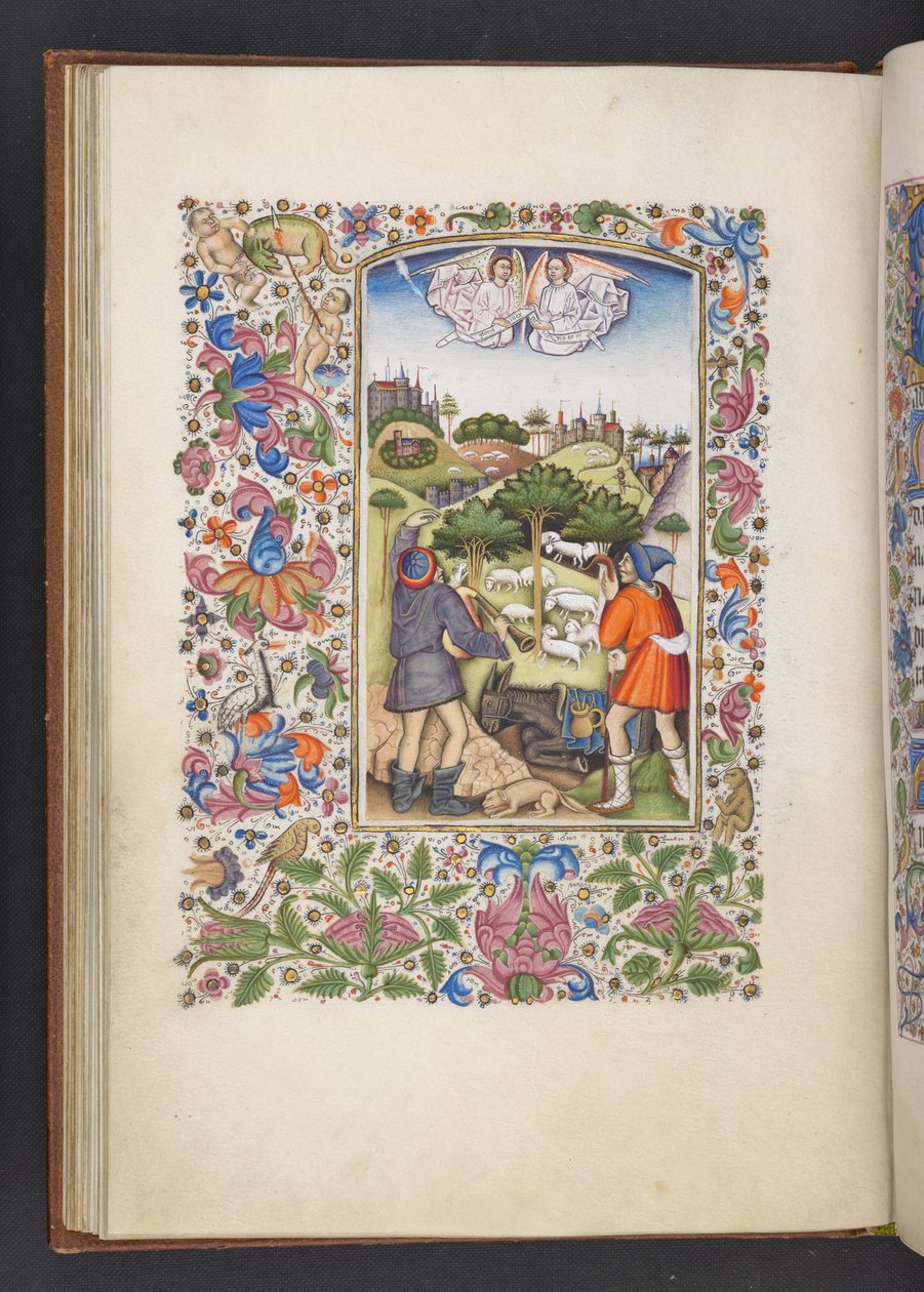 Annunciation to the Shepherds, from a 
