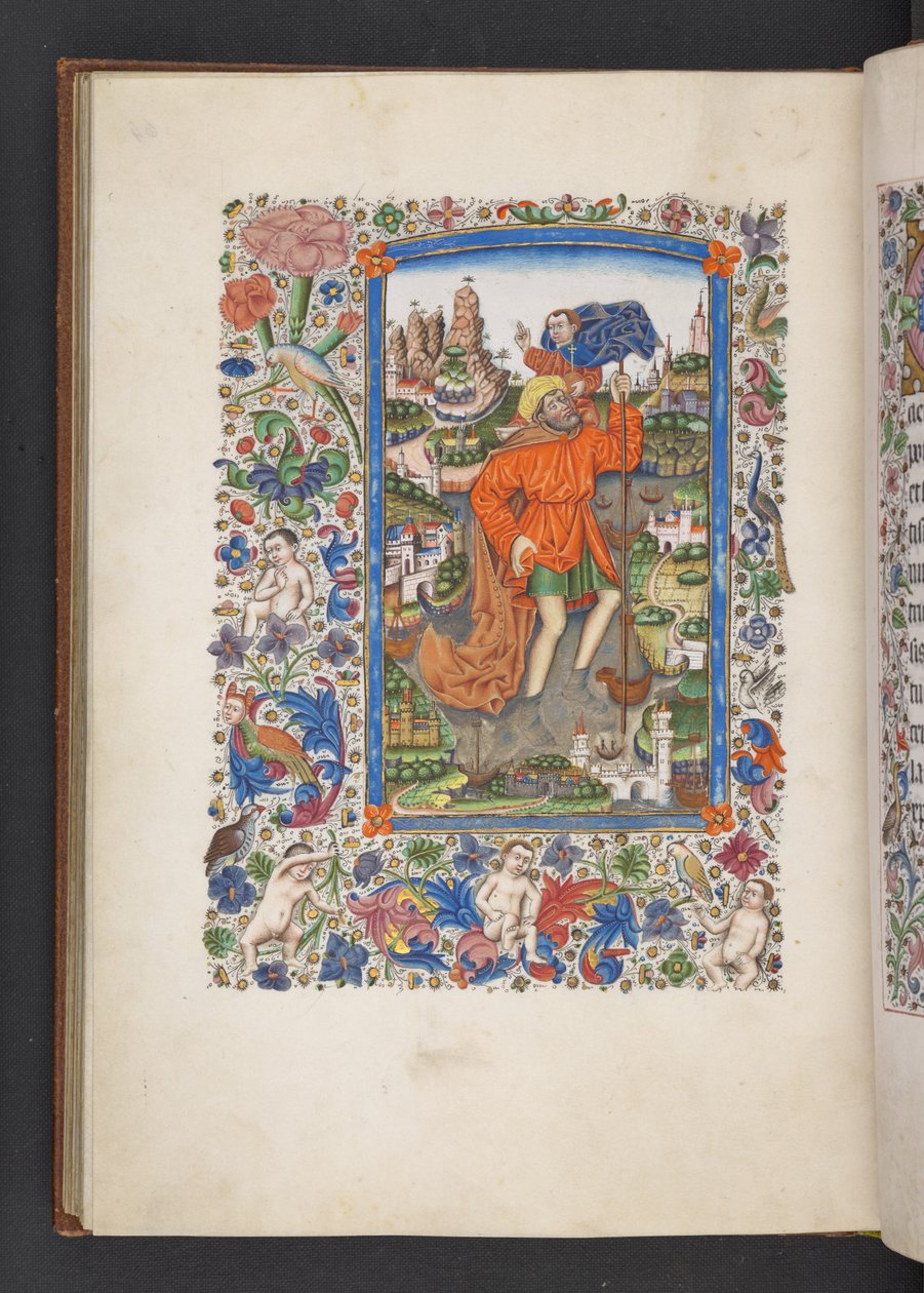 Saint Christopher carrying the Christ Child, 