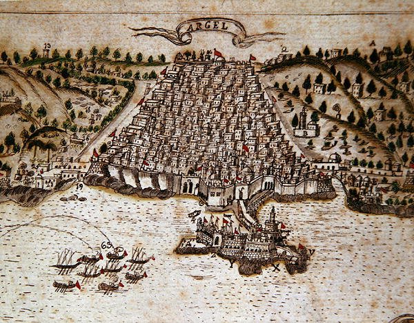 Algiers (detail) by Spanish School