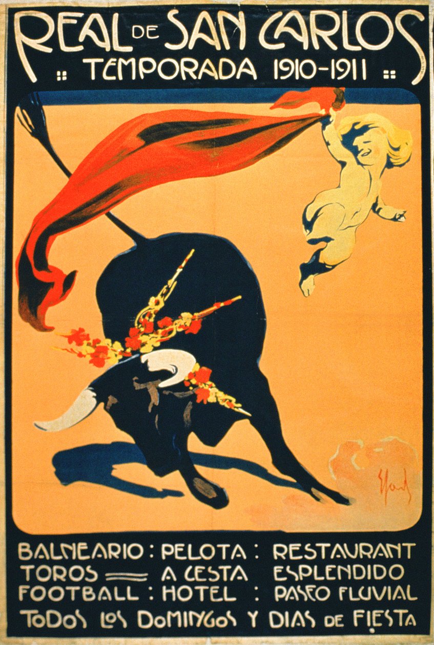 Poster Advertising the Events at the 