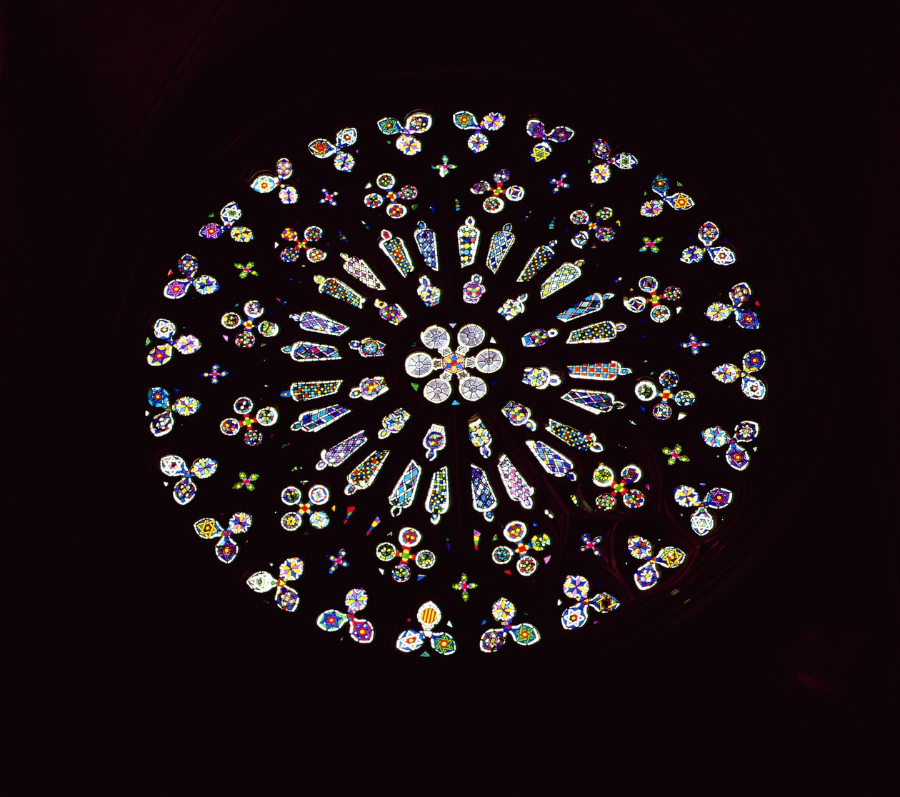 Rose Window by Spanish School