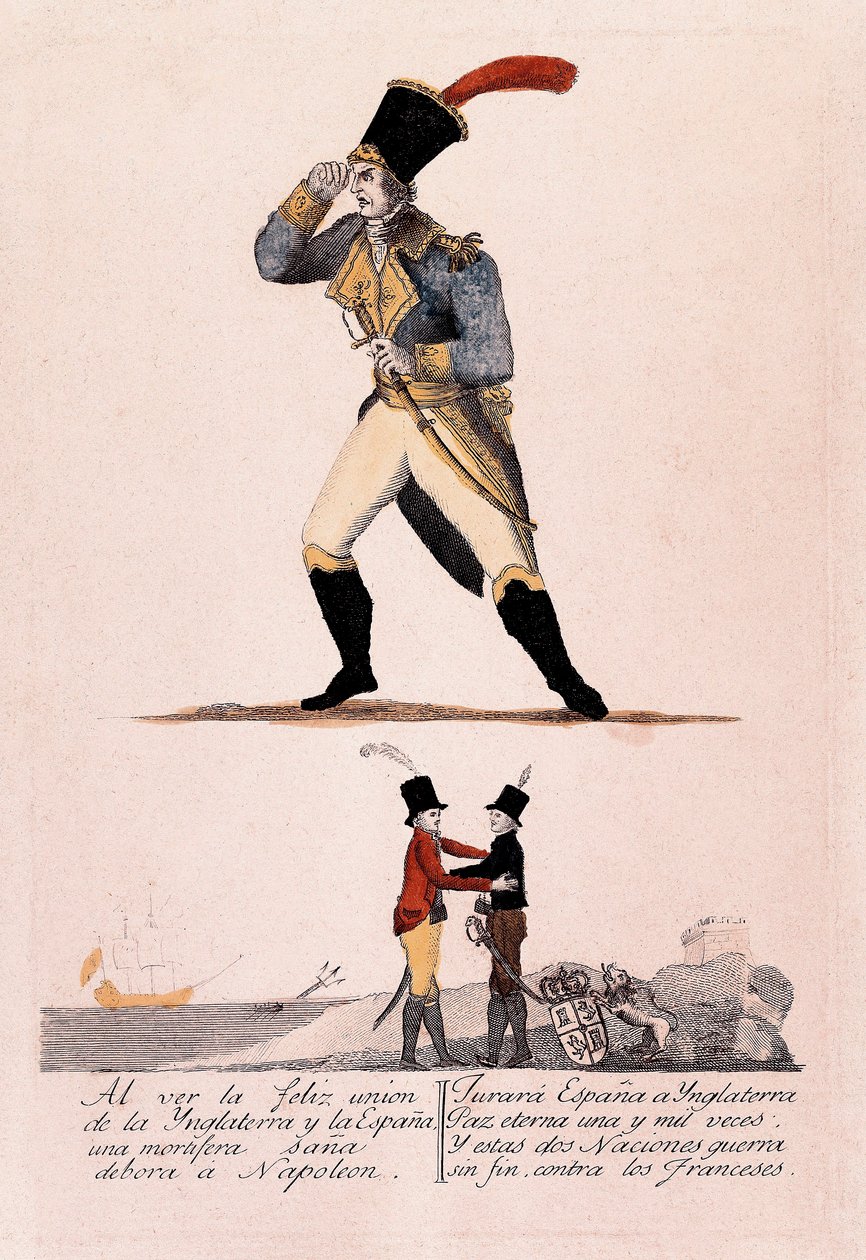 Spanish War of Independence: Napoleon Faces the Alliance Between Spain and England by Spanish School