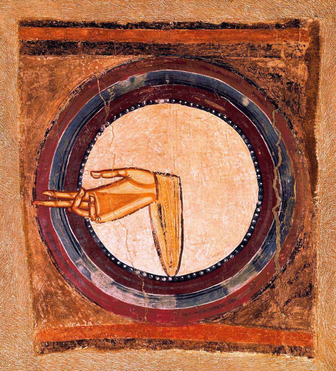 The Hand of God (Detail) by Spanish School
