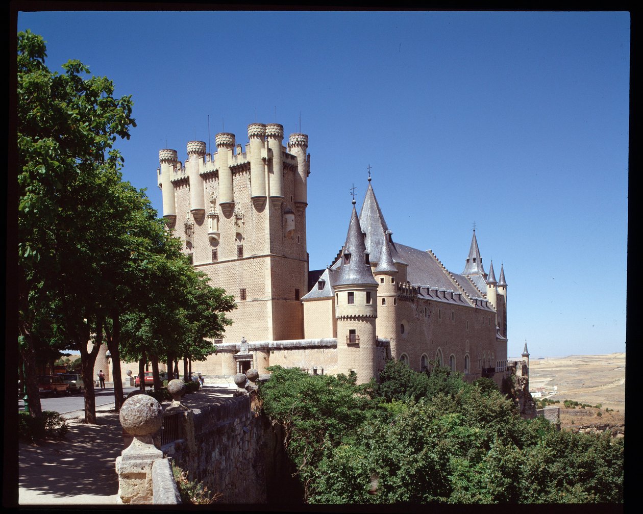 View of the Alcazar by Spanish School