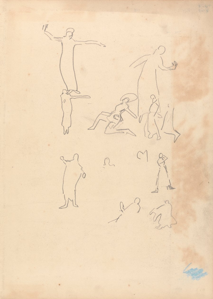 Cave of the Golden Calf: Study of Dancers by Spencer Frederick Gore