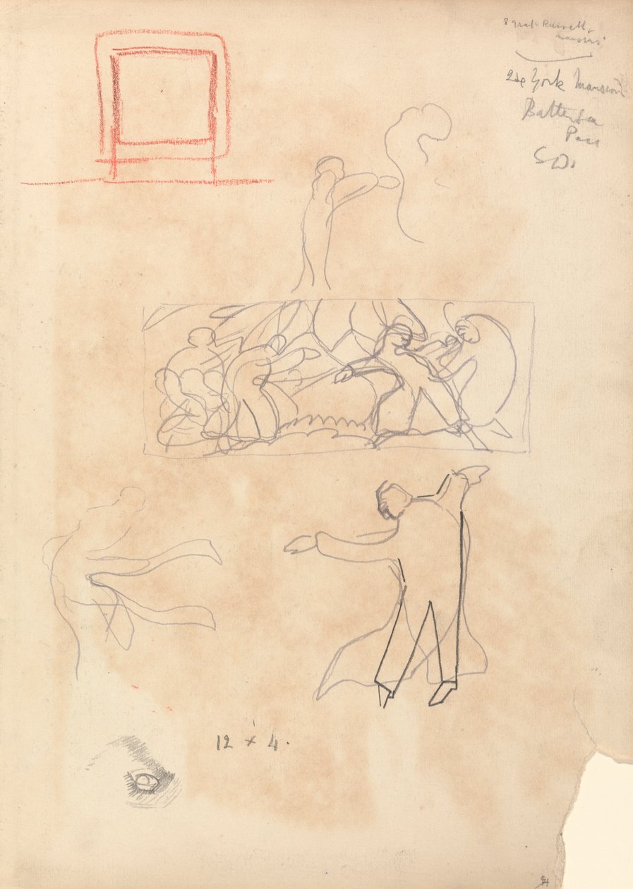 Cave of the Golden Calf: Study of Dancers by Spencer Frederick Gore