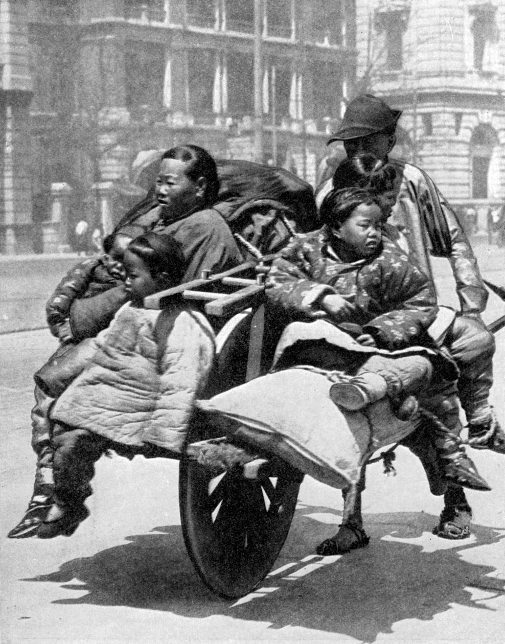 Chinese Family on a Cart by Sport and General