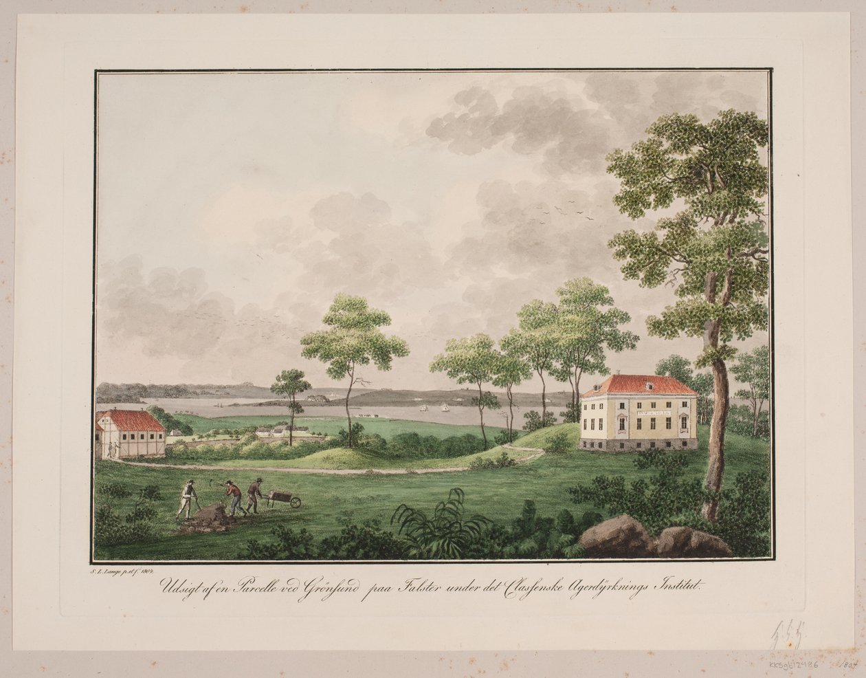 View of a Parcel at Grønsund on Falster under the Classenske Agricultural Institute by Søren L. Lange
