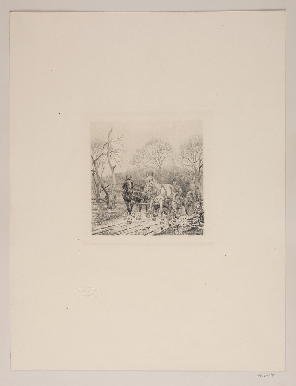 The Surf in the Forest. Two Horses for a Wagon by Søren Lund