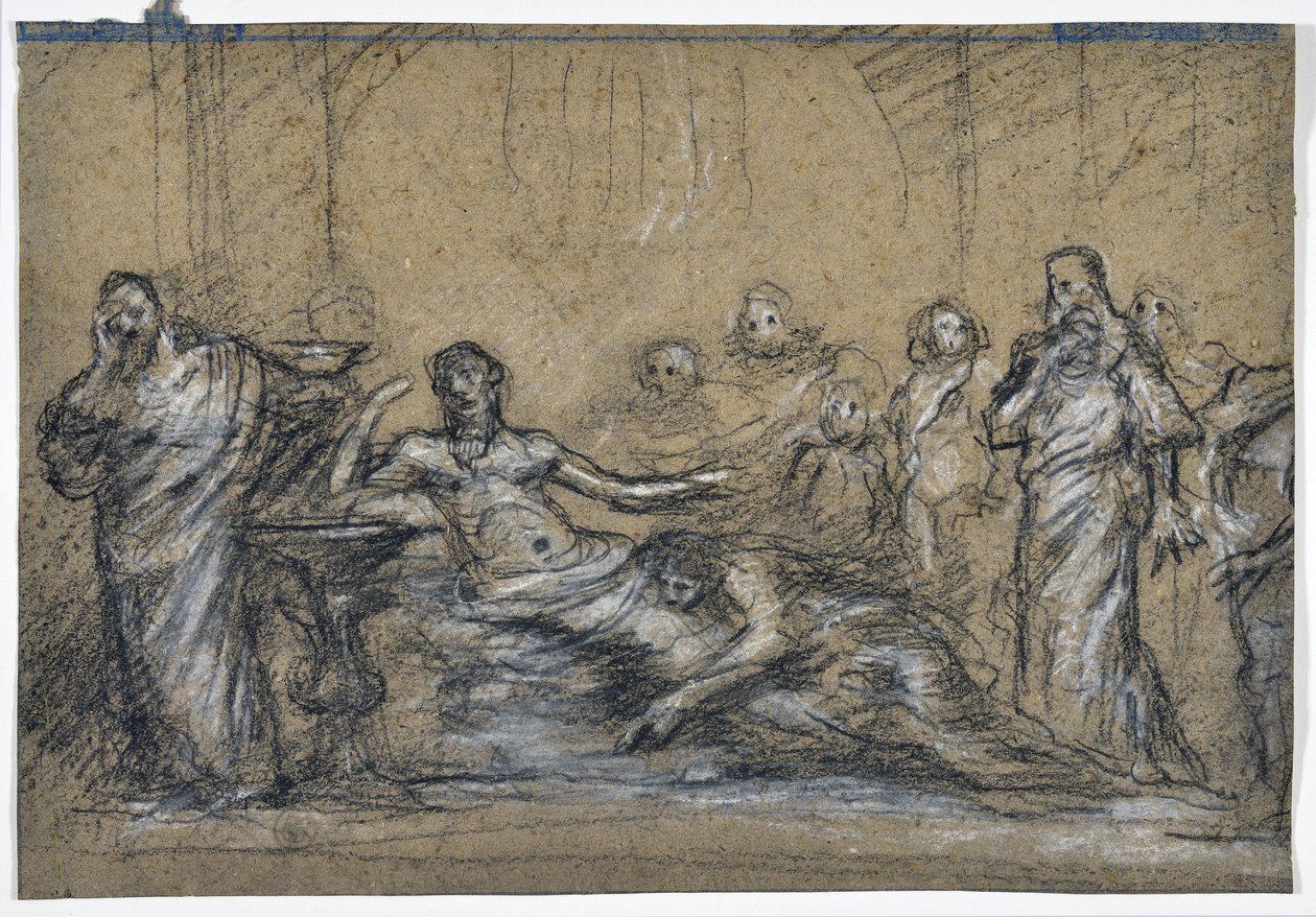 Ancient Scene Study by Stanislas Torrents y de Amat