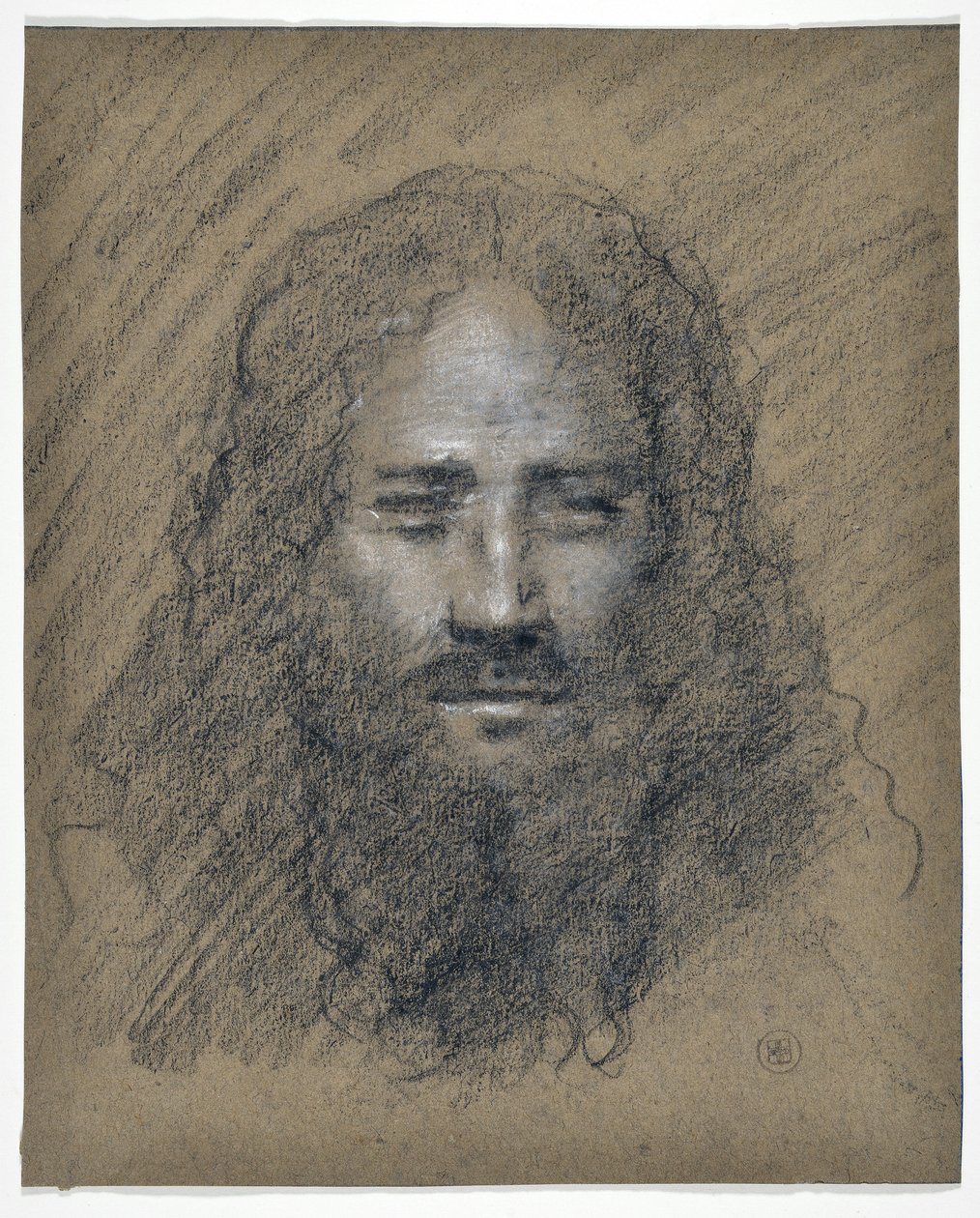 Head of Bearded Man by Stanislas Torrents y de Amat