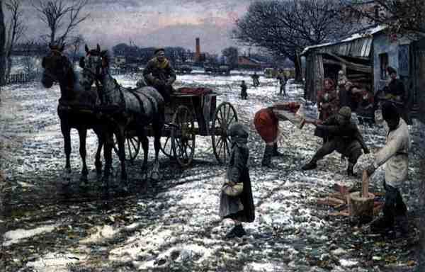 In Front of an Inn at Podole by Stanislaw Wolski