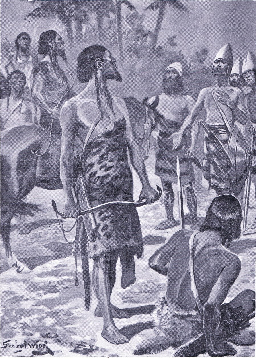 Meeting between the early Carthaginians and Libyan chiefs by Stanley L. Wood