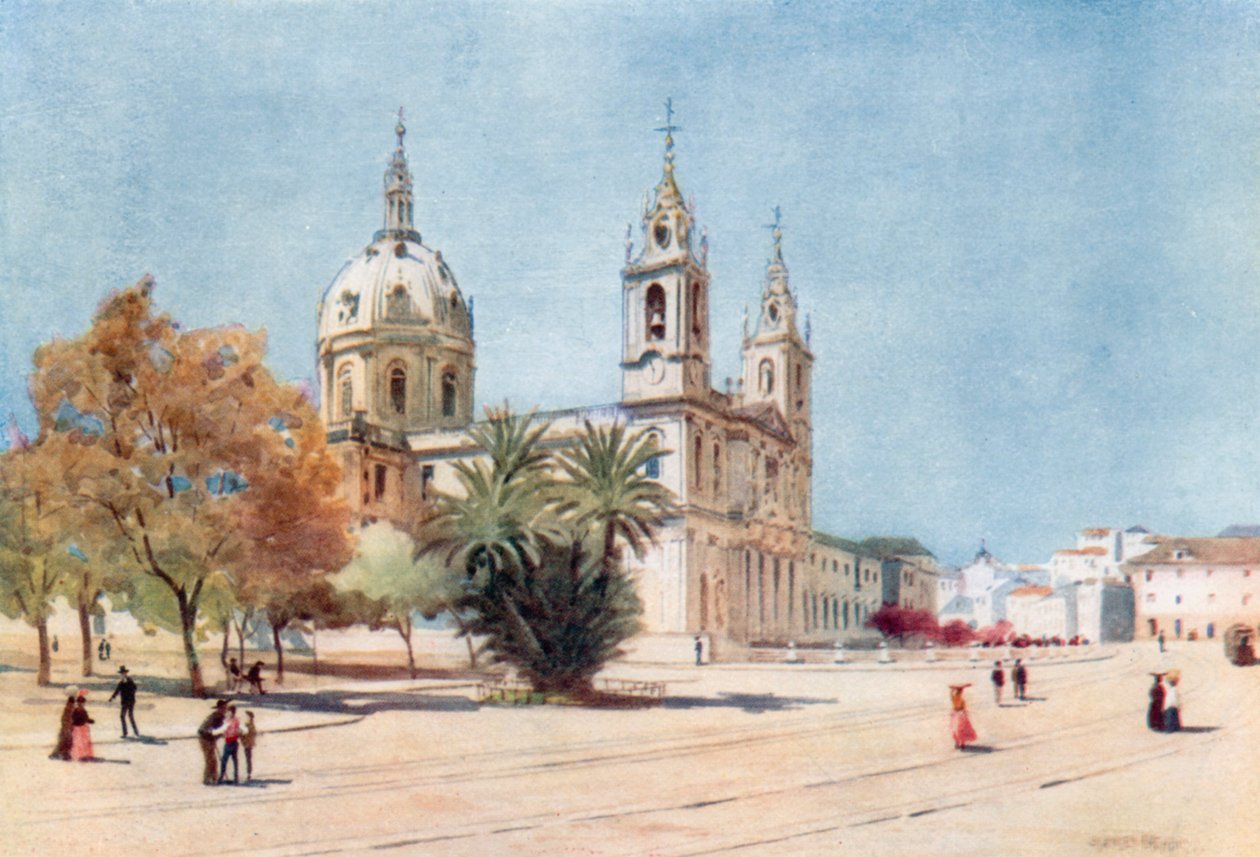 The Basilica of the Estrella by Stanley Inchbold