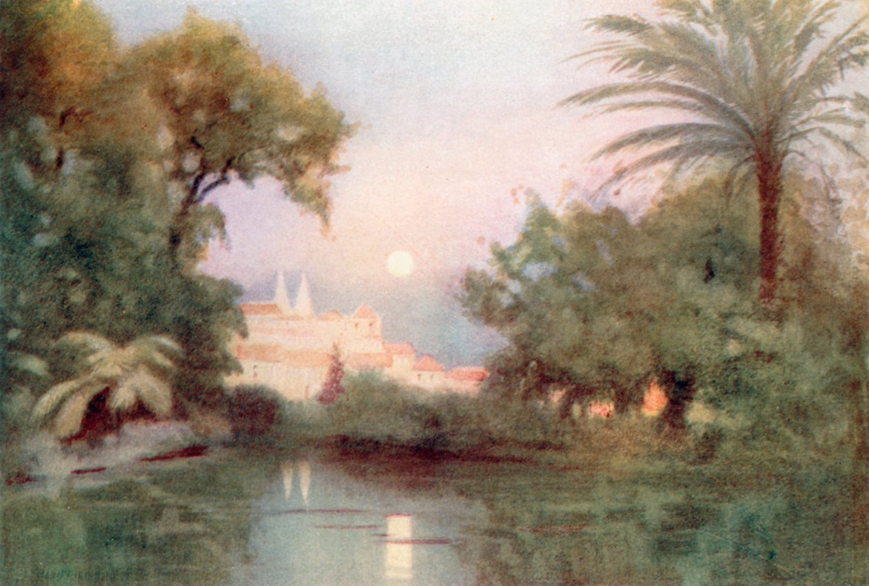 The Garden of the Quinta do Relogio by Stanley Inchbold