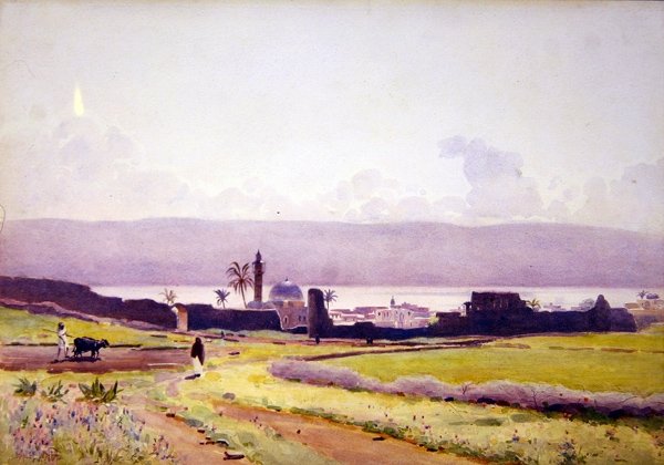 Within the Walls of Tiberius, c.1905 by Stanley Inchbold