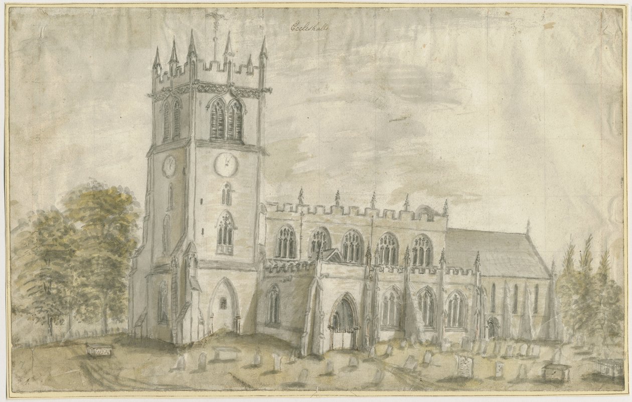 Eccleshall Church by Stebbing Shaw
