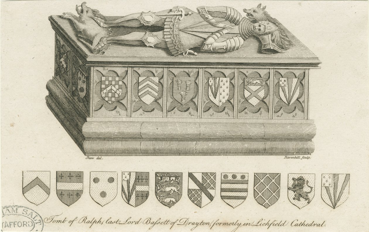 Lichfield Cathedral - Tomb of Lord Bassett by Stebbing Shaw