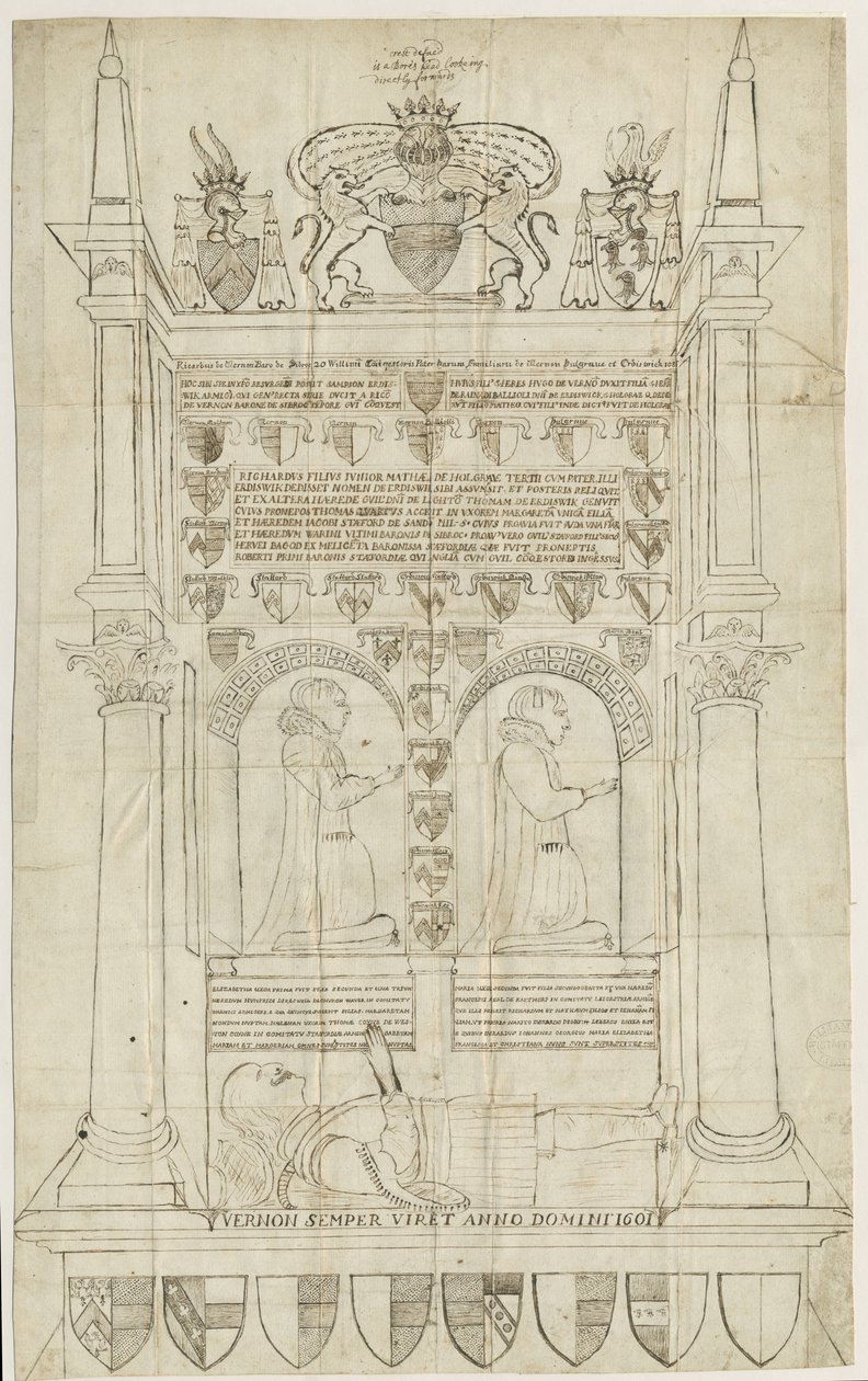 Sandon Church - Tomb of Sampson Erdeswicke by Stebbing Shaw