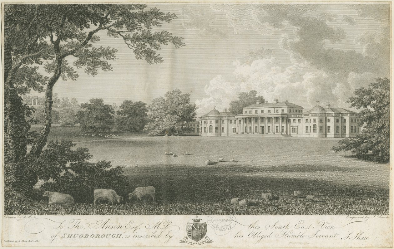 Shugborough Hall by Stebbing Shaw