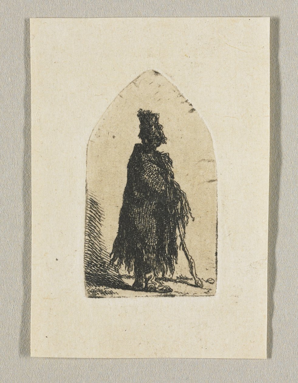 Shepherd with a Stick by Stefan Juliusz Norblin de la Gourdaine