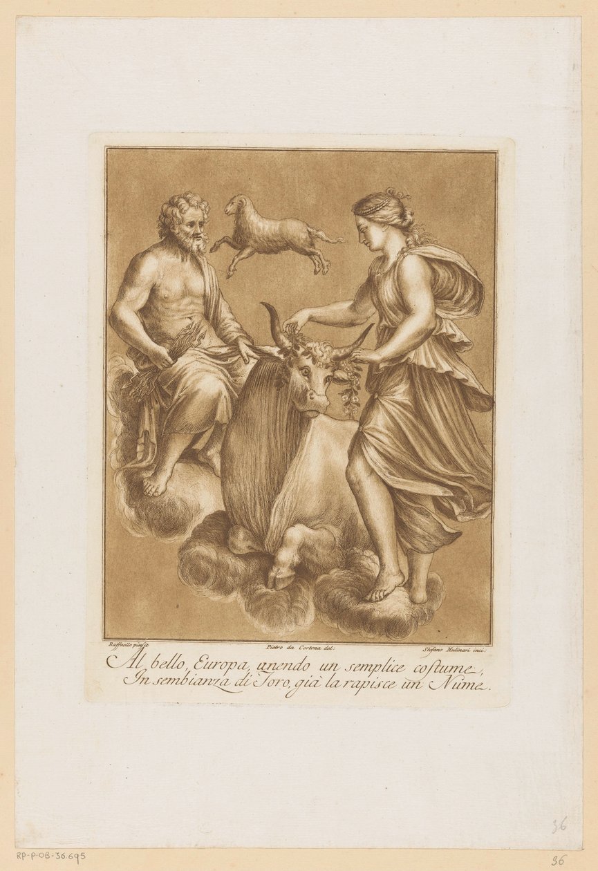 Jupiter and Europa by Stefano Mulinari