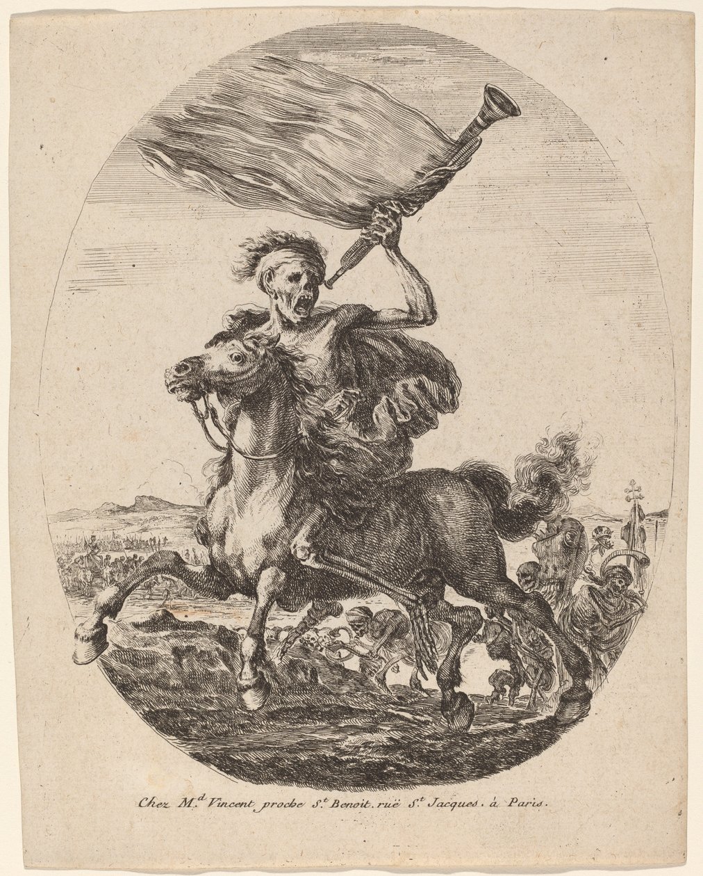 Death on Horseback by Stefano della Bella
