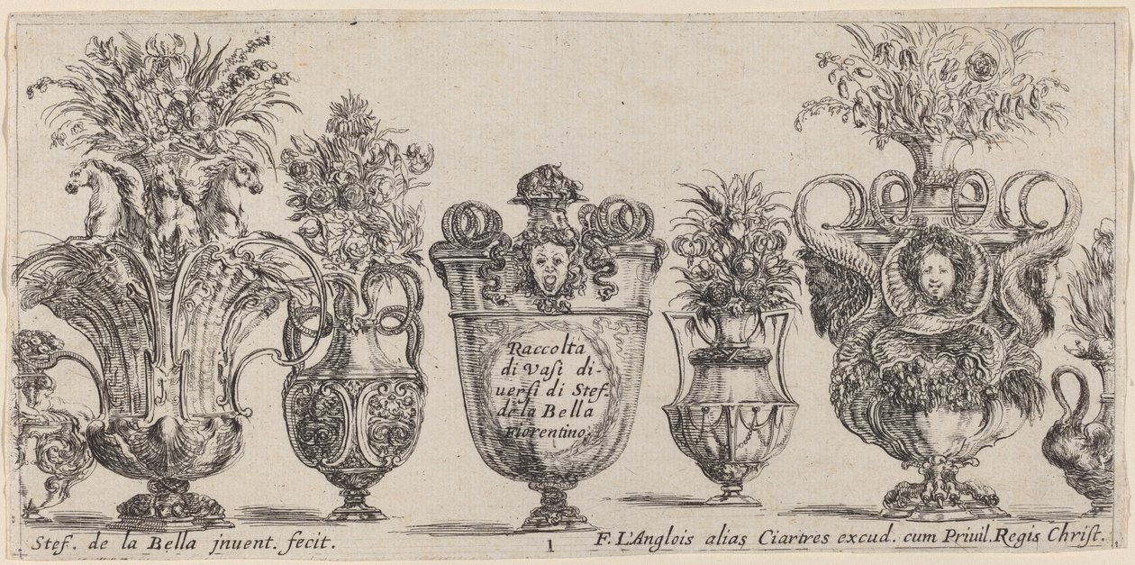 Fantastic Vases by Stefano della Bella