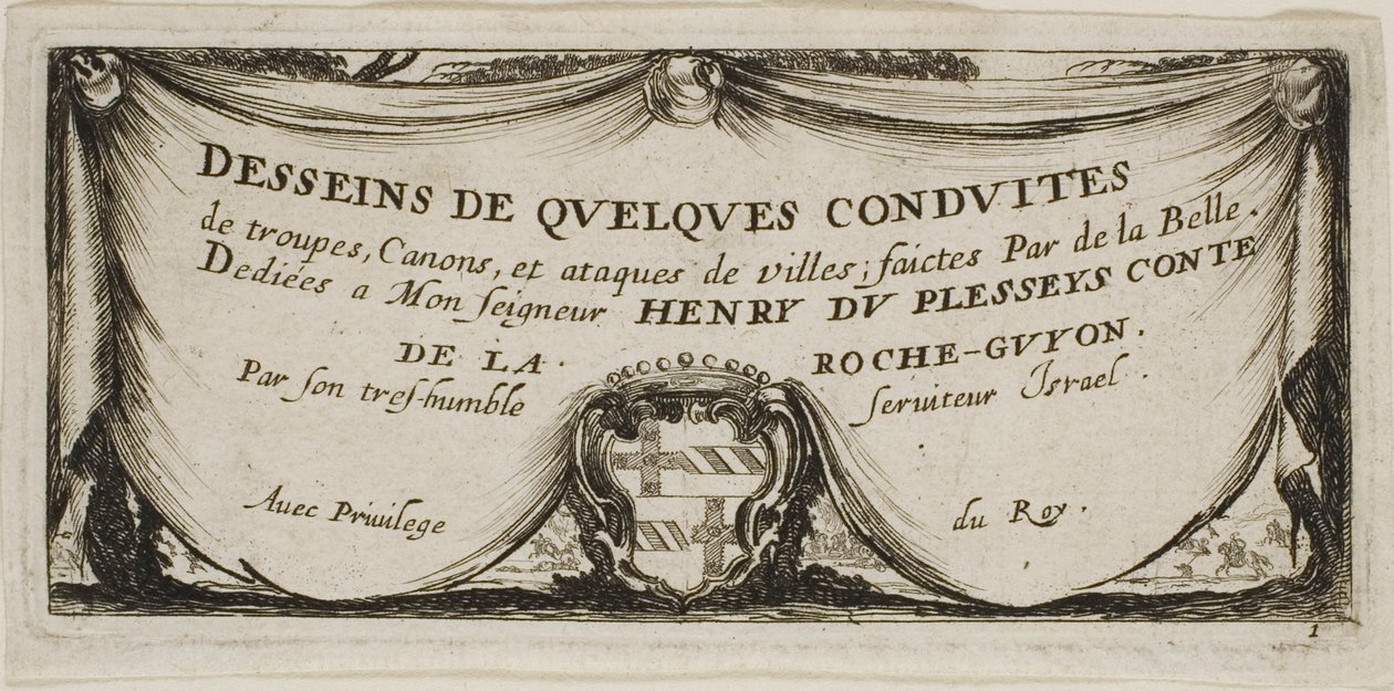 Frontispiece to Drawings of Several Movements by Soldiers by Stefano della Bella