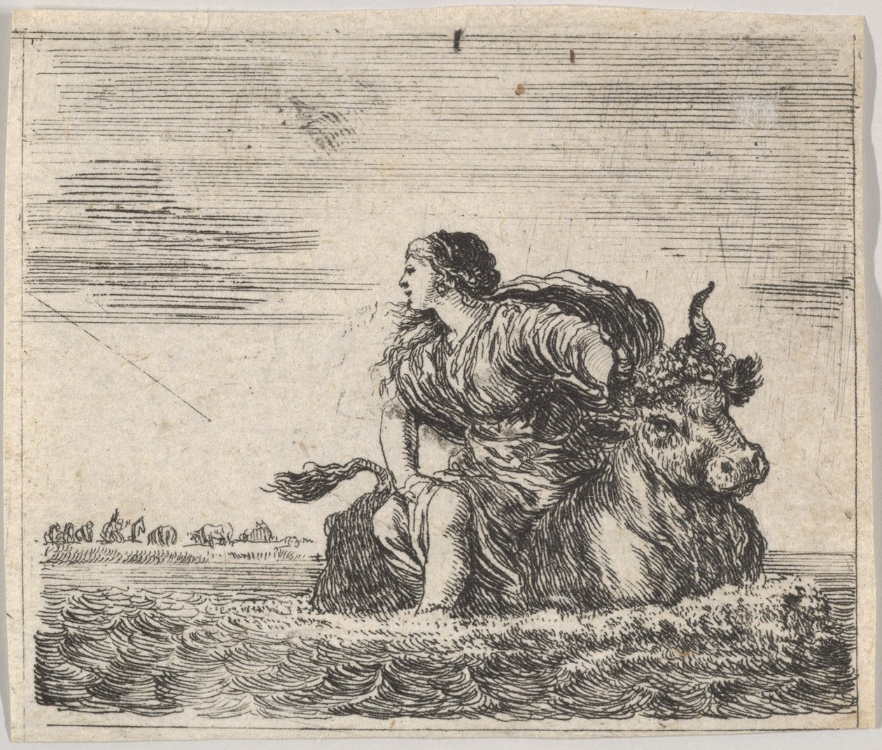 Jupiter and Europa, from Game of Mythology by Stefano della Bella