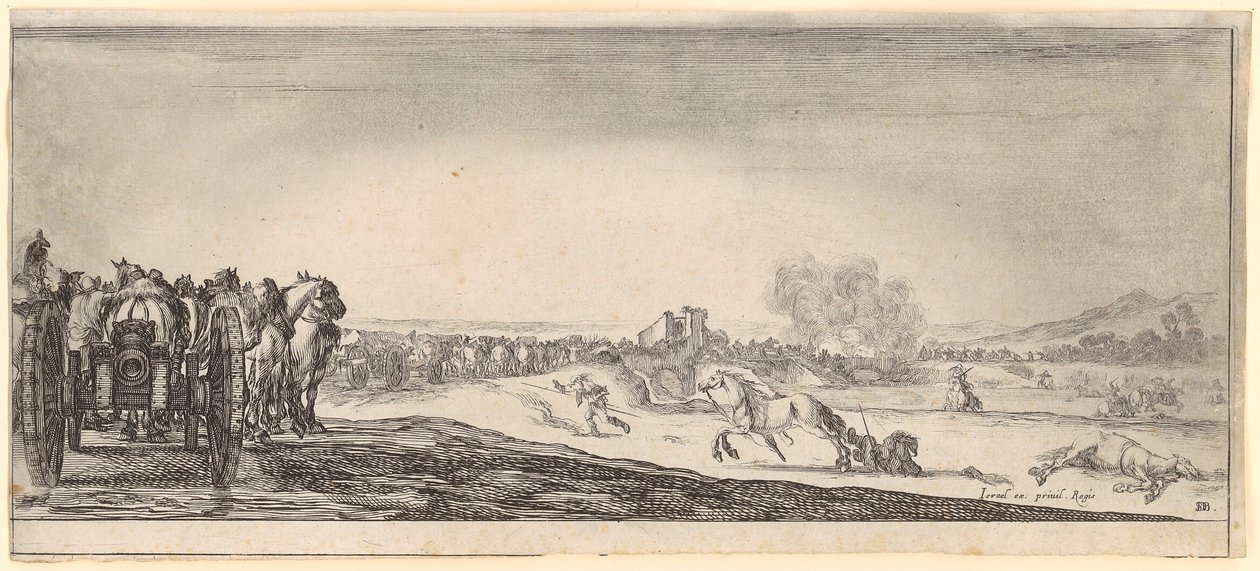 Cavalry Procession by Stefano della Bella