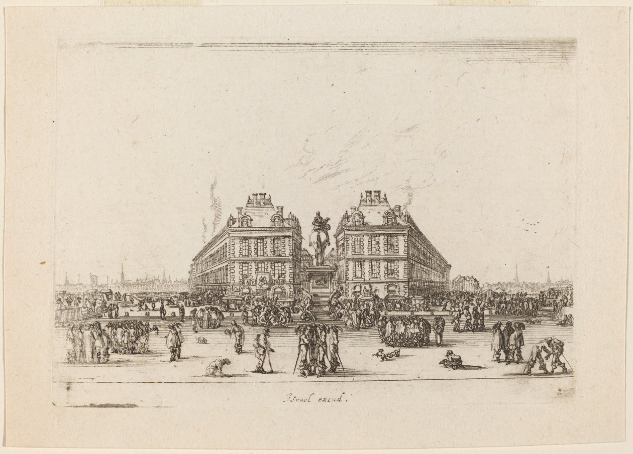 Place Dauphine by Stefano della Bella
