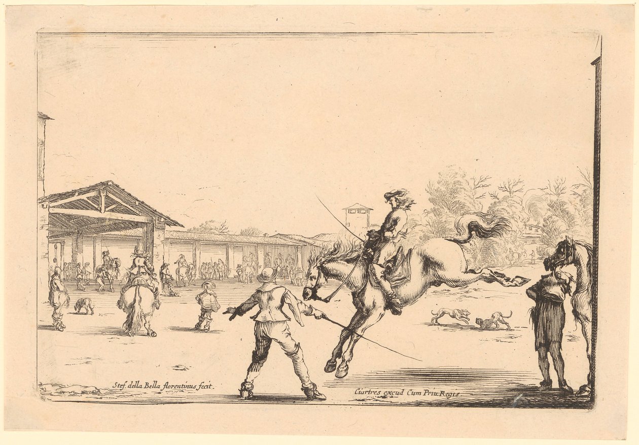 Riding School, Plate 5 from the Series 