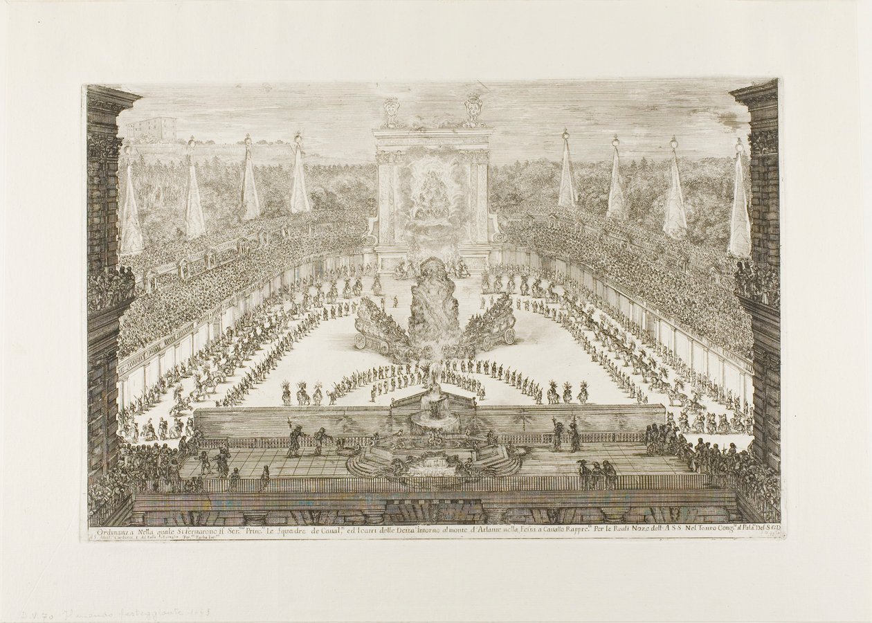 The Opening Assembly of the Equestrian Ballet by Stefano della Bella