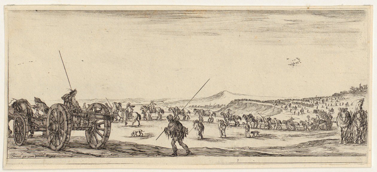 Title Page of the Series "Peace and War" by Stefano della Bella
