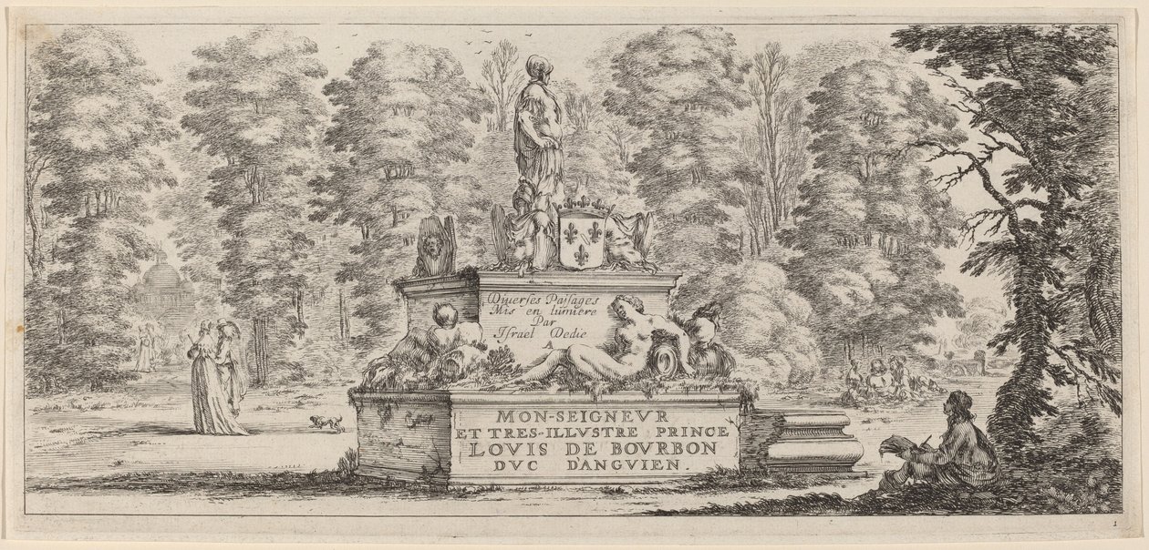 Title Page for Divers Paysages, In or Before 1647 by Stefano della Bella